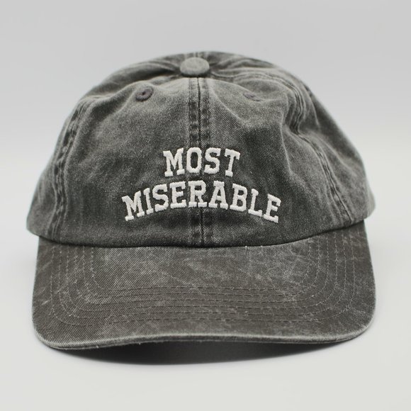 Miserable Hat - Washed Black Color - Picture 1 of 2